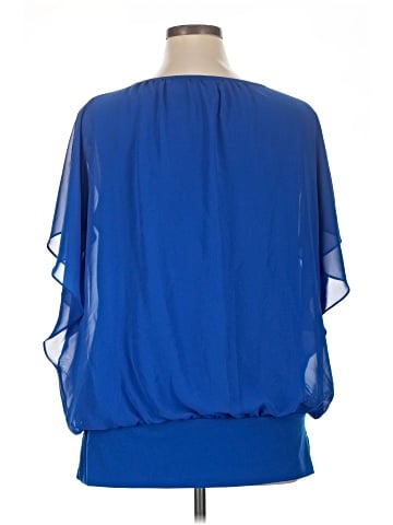 JM Collection 3/4 Sleeve T-Shirt (view 2)