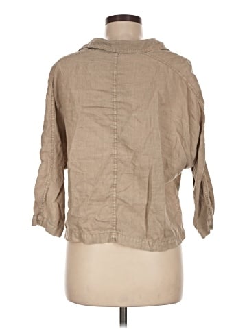 James Perse 3/4 Sleeve Button-Down Shirt (view 2)