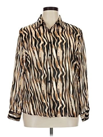 Notations Long Sleeve Blouse (view 1)