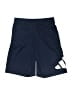 Adidas 100% Polyester Color Block Blue Athletic Shorts Size 14 - 16 - photo 1