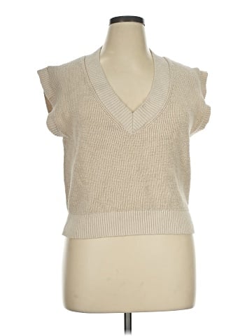 Madewell Waffle V-Neck Sweater Vest (view 1)