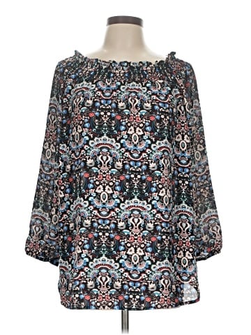 Zac & Rachel 3/4 Sleeve Blouse (view 1)