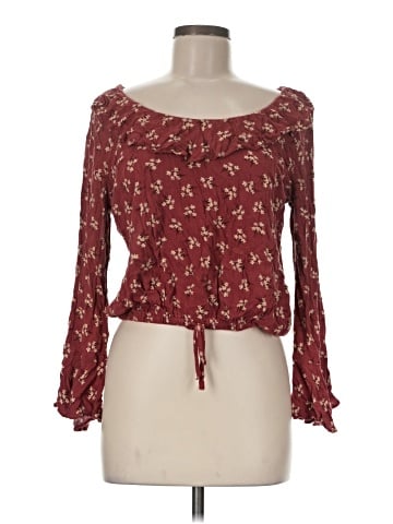 American Eagle Outfitters Long Sleeve Blouse (view 1)