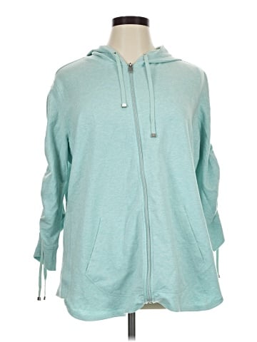 Isaac Mizrahi LIVE! Zip Up Hoodie (view 1)
