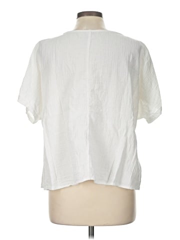 Ann Taylor LOFT Outlet Short Sleeve Blouse (view 2)