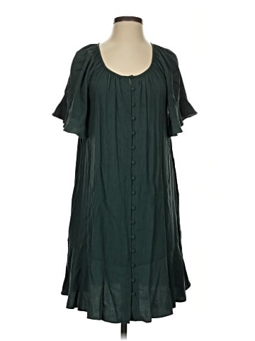 Madewell Lusterweave Button-Front Mini Dress (view 1)