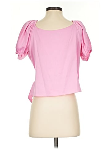 WAYF Short Sleeve Blouse (view 2)