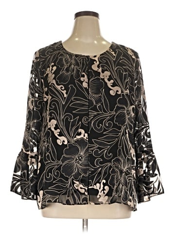JM Collection 3/4 Sleeve Blouse (view 1)