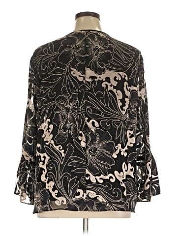 JM Collection 3/4 Sleeve Blouse (view 2)