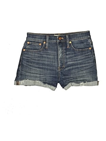 Madewell High-Rise Denim Shorts in Danny Wash: TENCEL&trade; Denim Edition (view 1)