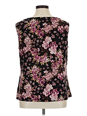 Black Label by Evan Picone Sleeveless Blouse (view 2)