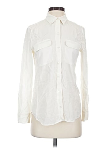Equipment Long Sleeve Blouse (view 1)