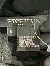 Etcetera Metallic Black Active Pants Size 6 - photo 7