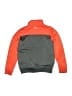Puma 100% Polyester Color Block Orange Track Jacket Size 7 - photo 2