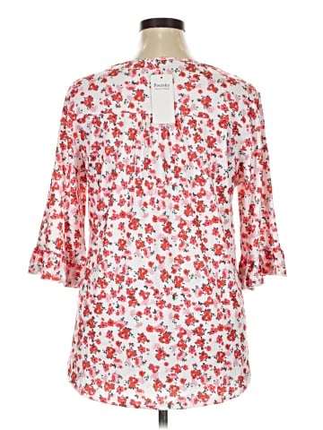 Poetsky 3/4 Sleeve Blouse (view 2)