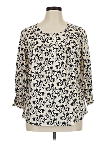 AKEWEI 3/4 Sleeve Blouse (view 1)