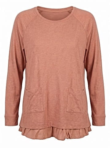 LOGO Lounge 3/4 Sleeve Top (view 1)