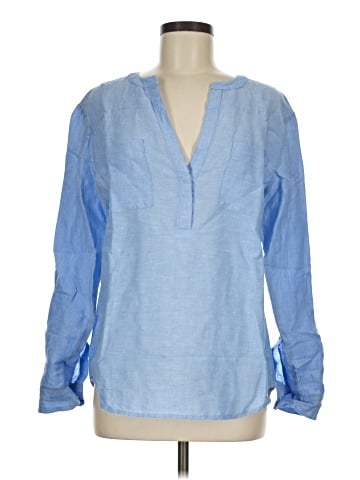 Ann Taylor Factory Long Sleeve Blouse (view 1)