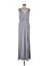 Thread 100% Polyester Gray Casual Dress Size 8 - photo 1