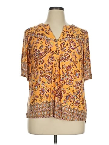 Democracy Short Sleeve Blouse (view 1)