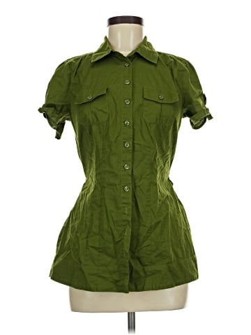 Maurices Short Sleeve Blouse (view 1)