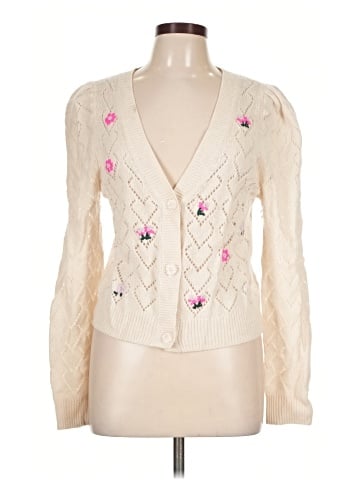 Aqua Cashmere Cardigan (view 1)