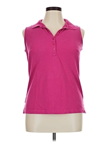 Lands' End Sleeveless Polo (view 1)