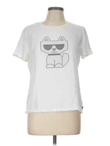 Karl Lagerfeld Paris Short Sleeve T-Shirt (view 1)