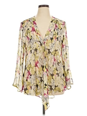 Chico's 3/4 Sleeve Silk Top (view 1)