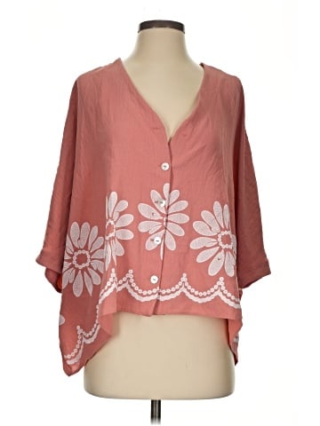 Cato 3/4 Sleeve Blouse (view 1)