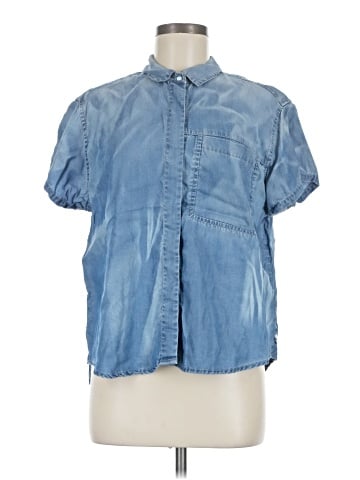 CALVIN KLEIN JEANS Short Sleeve Blouse (view 1)