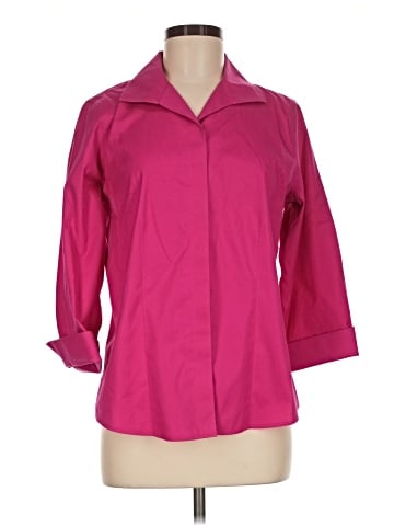 Chico's 3/4 Sleeve Button-Down Shirt (view 1)