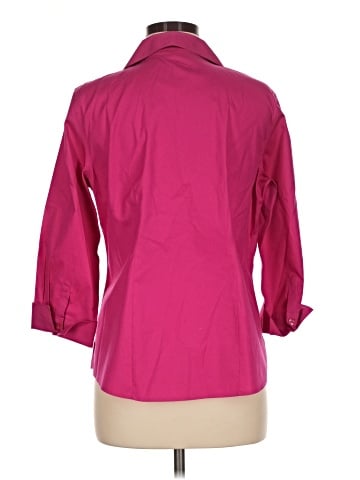 Chico's 3/4 Sleeve Button-Down Shirt (view 2)