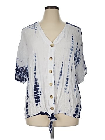Angels Short Sleeve Blouse (view 1)