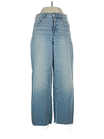 Madewell The Perfect Vintage Wide-Leg Crop Jean in Hallstead Wash (view 1)