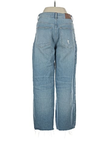 Madewell The Perfect Vintage Wide-Leg Crop Jean in Hallstead Wash (view 2)