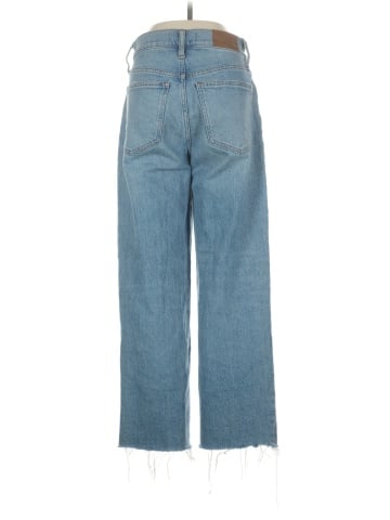 Madewell The Perfect Vintage Wide-Leg Crop Jean in Altoona Wash: Raw-Hem Edition (view 2)