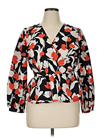 Who What Wear 3/4 Sleeve Blouse (view 1)