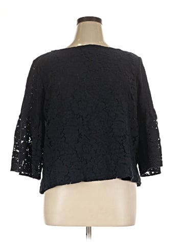 Lauren by Ralph Lauren 3/4 Sleeve Top (view 1)