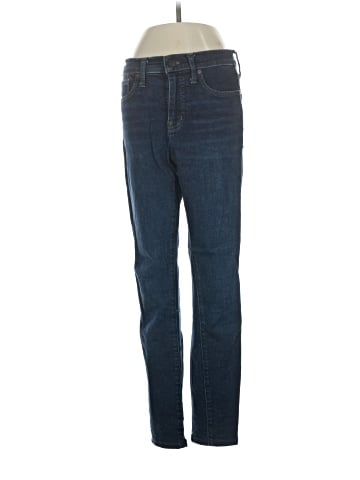 Madewell 9" Mid-Rise Skinny Jeans in Orland Wash: TENCEL&trade; Denim Edition (view 1)