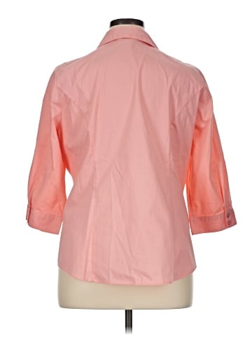 Cj Banks 3/4 Sleeve Button-Down Shirt (view 2)