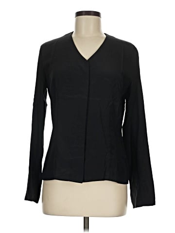 Giorgio Armani Long Sleeve Silk Top (view 1)