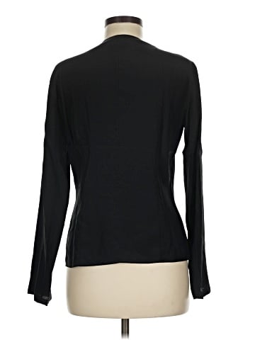 Giorgio Armani Long Sleeve Silk Top (view 2)