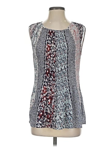 Rose + Olive Sleeveless Blouse (view 1)