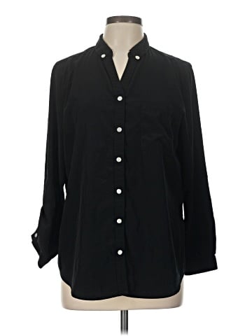 Style&Co 3/4 Sleeve Button-Down Shirt (view 1)