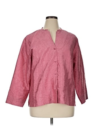 Eileen Fisher 3/4 Sleeve Silk Top (view 1)