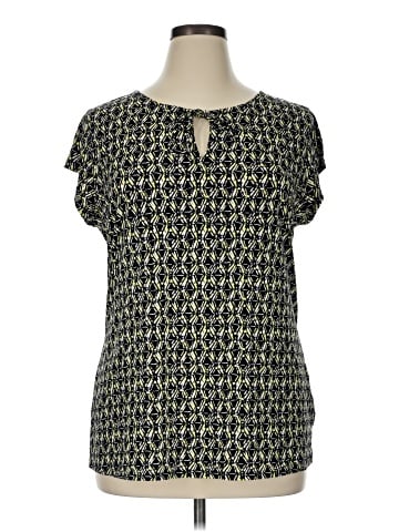 Liz Claiborne Short Sleeve Blouse (view 1)