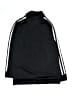 Adidas 100% Polyester Black Track Jacket Size 7 - photo 2