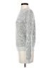 Theory Animal Print Silver Wool Pullover Sweater Size S - photo 5