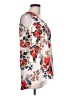 Patchington Floral Ivory Short Sleeve Blouse Size L - photo 4